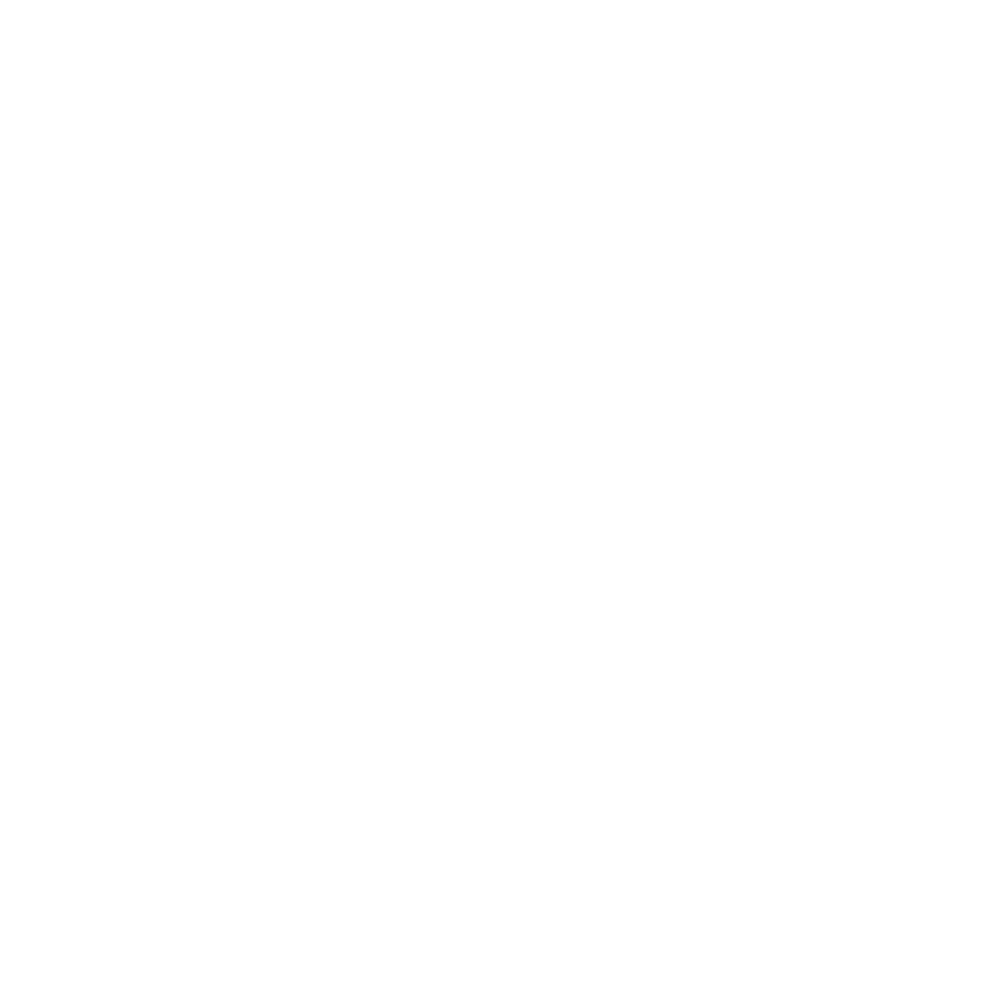 Buttons' World logo, square, white